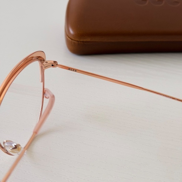New Garrett Leight Glasses, Vista RG-PBL, Rose Gold, Vintage Style, Authentic main image 8